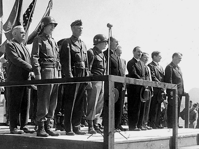 Audie Murphy Medal Ceremony - Salzburg 1945 - U.S. 3rd Infantry Division Photography WWII