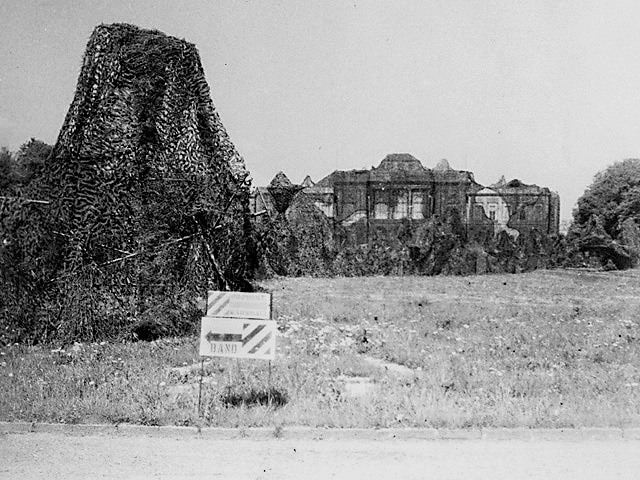 Schloss Klessheim 1945 - U.S. 3rd Infantry Division Photography WWII