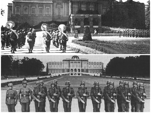 Schloss Klessheim 1945 - U.S. 3rd Infantry Division Photography WWII