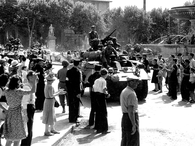 Aix-en-Provence 1944 - U.S. 3rd Infantry Division Photography WWII