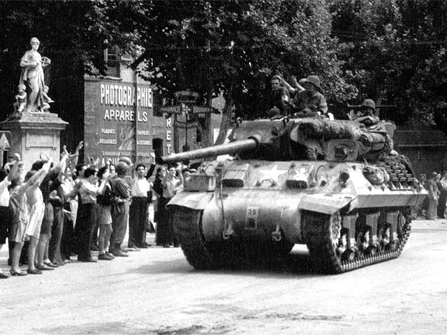 Aix-en-Provence 1944 - U.S. 3rd Infantry Division Photography WWII