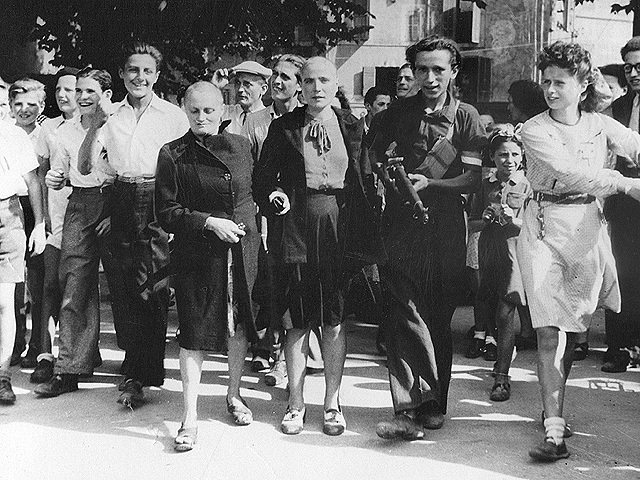 Aix-en-Provence Collaborators 1944 - Hotel DeVille - U.S. 3rd Infantry Division Photography WWII