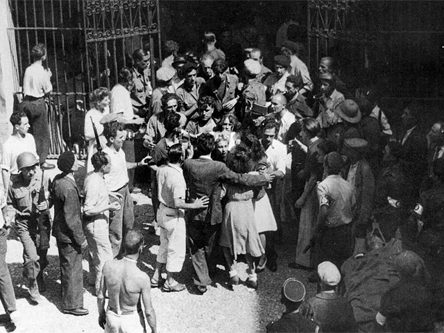 Aix-en-Provence Collaborators 1944 - Hotel DeVille - U.S. 3rd Infantry Division Photography WWII