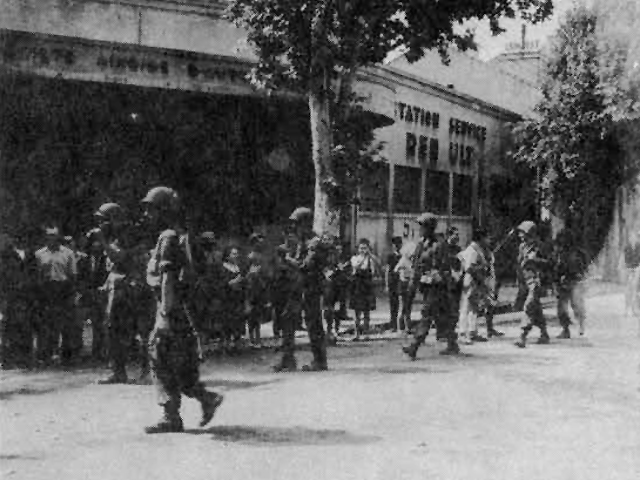 Aix-en-Provence 1944 - U.S. 3rd Infantry Division Photography WWII
