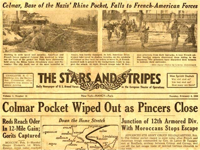 Colmar - Colmar Pocket 1945 - U.S. 3rd Infantry Division Photography WWII
