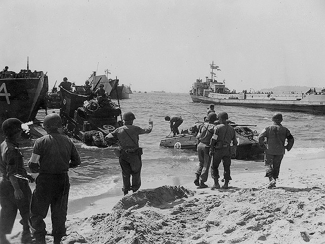 Red Beach - Bay of Cavalaire 1944 - Operation Dragoon - U.S. 3rd Infantry Division Photography WWII