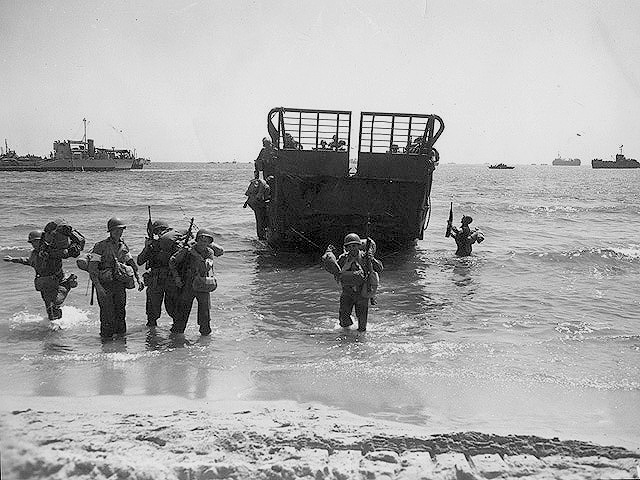 Red Beach - Bay of Cavalaire 1944 - Operation Dragoon - U.S. 3rd Infantry Division Photography WWII