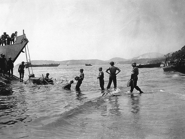 Red Beach - Bay of Cavalaire 1944 - Operation Dragoon - U.S. 3rd Infantry Division Photography WWII