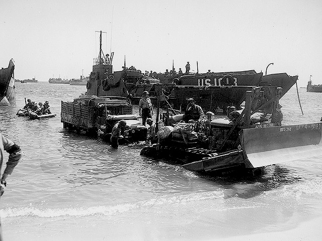 Red Beach - Bay of Cavalaire 1944 - Operation Dragoon - U.S. 3rd Infantry Division Photography WWII