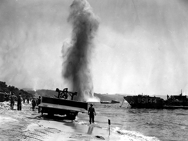Red Beach - Bay of Cavalaire 1944 - Operation Dragoon - U.S. 3rd Infantry Division Photography WWII