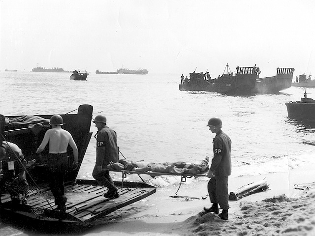 Red Beach - Bay of Cavalaire 1944 - Operation Dragoon - U.S. 3rd Infantry Division Photography WWII