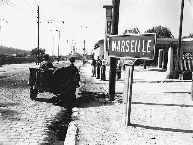 Marseille 1944 - Operation Dragoon - U.S. 3rd Infantry Division Photography WWII