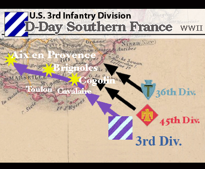 3rd Division in Operation Dragoon: WWII