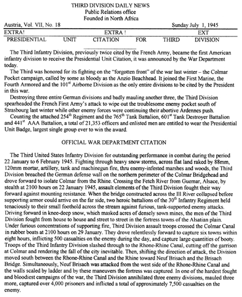 unit citation