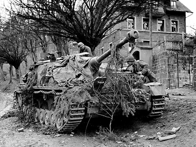 Lohr, Germany 1945 - U.S. 3rd Infantry Division Photography WWII