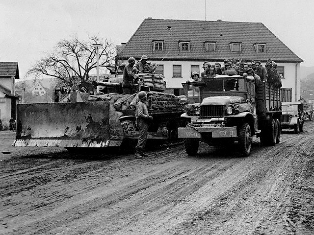 Lohr, Germany 1945 - U.S. 3rd Infantry Division Photography WWII