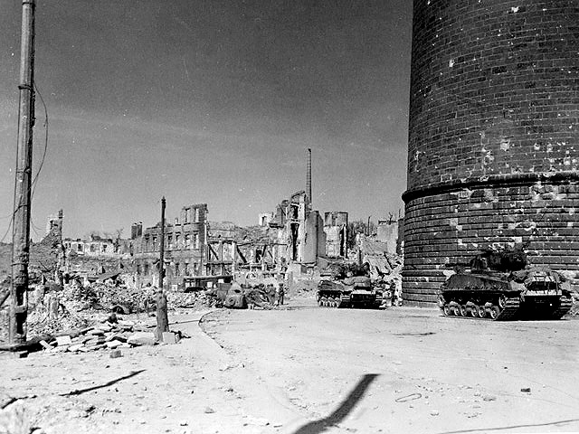 Nuremberg, Germany 1945 - U.S. 3rd Infantry Division Photography WWII