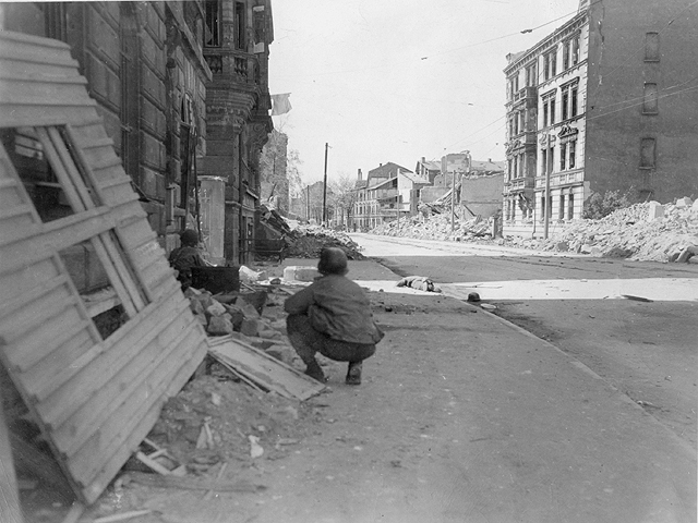 Nuremberg, Germany 1945 - U.S. 3rd Infantry Division Photography WWII