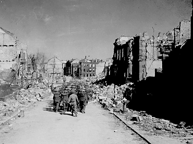 Nuremberg, Germany 1945 - U.S. 3rd Infantry Division Photography WWII