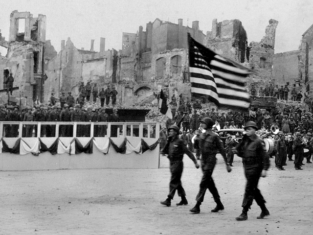 Nuremberg, Germany 1945 - U.S. 3rd Infantry Division Photography WWII