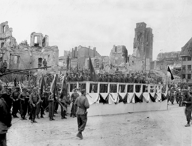 Nuremberg, Germany 1945 - U.S. 3rd Infantry Division Photography WWII