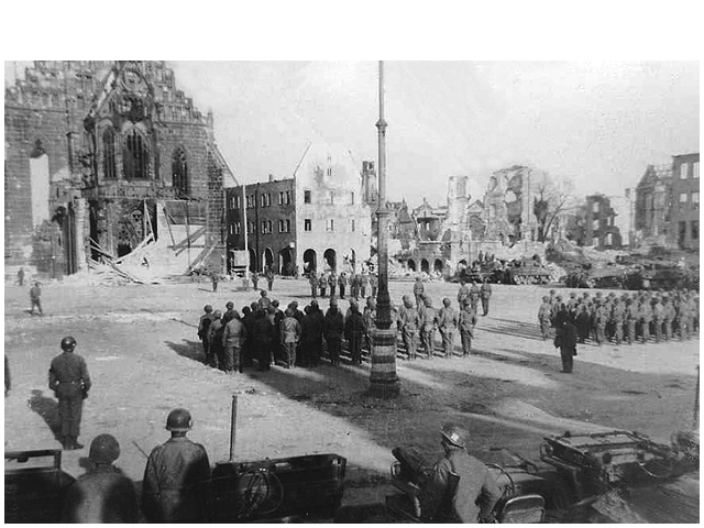 Nuremberg, Germany 1945 - U.S. 3rd Infantry Division Photography WWII