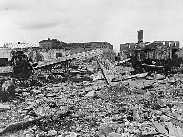 Augsburg - Haunstetten, Germany 1945 - U.S. 3rd Infantry Division Photography WWII