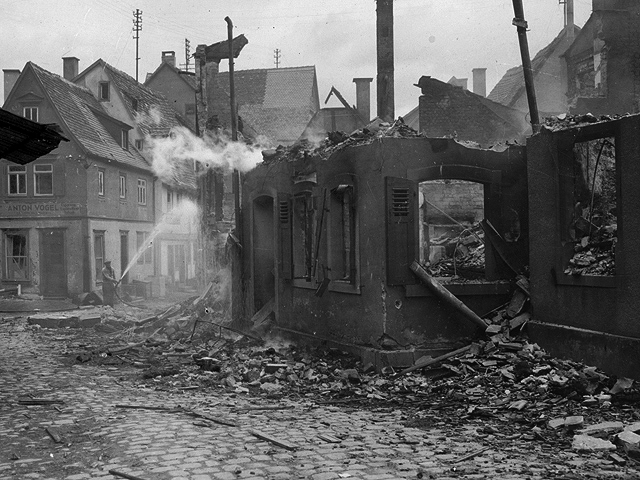 Lohr, Germany 1945 - U.S. 3rd Infantry Division Photography WWII