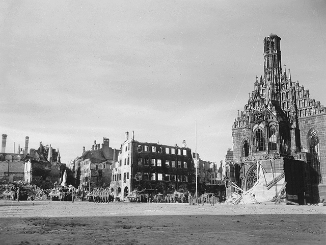 Nuremberg, Germany 1945 - U.S. 3rd Infantry Division Photography WWII