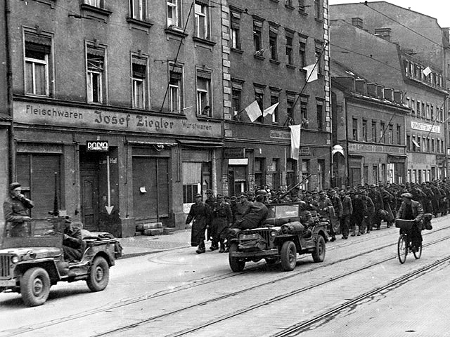 Munich, Germany 1945 - U.S. 3rd Infantry Division Photography WWII
