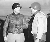 Generals Truscott and O'Daniel - U.S. 3rd Infantry Division WWII