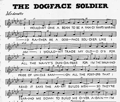 Dogface Soldier Song - U.S. 3rd Infantry Division WWII
