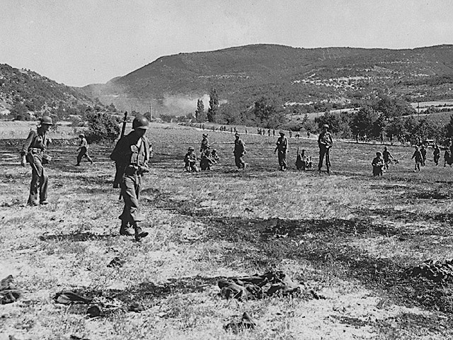 Montelimar, France 1944 - U.S. 3rd Infantry Division Photography WWII