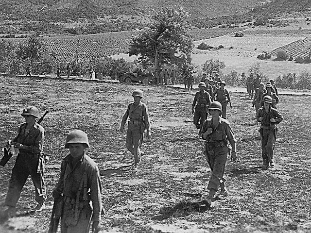 Montelimar, France 1944 - U.S. 3rd Infantry Division Photography WWII