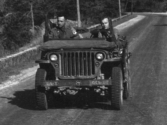 163rd Signal Company Photographers in France 1944 WWII