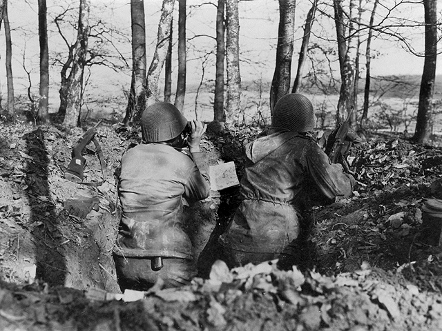 Siegfried Line 1945 - U.S. 3rd Infantry Division Photography WWII