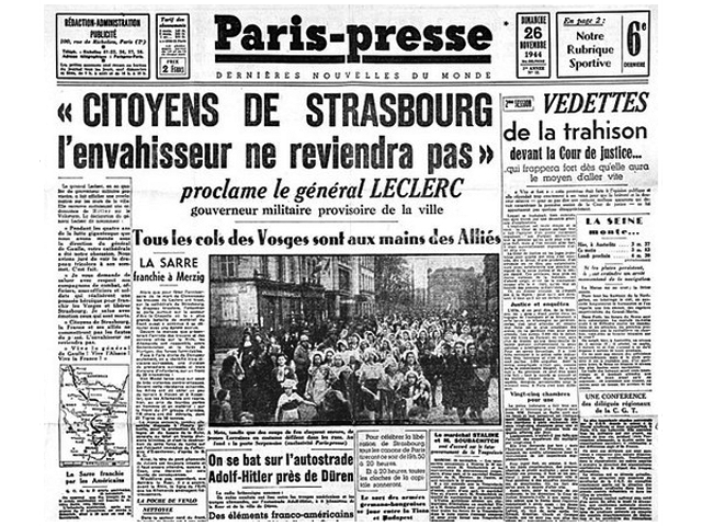 Strasbourg 1944 - U.S. 3rd Infantry Division Photography WWII