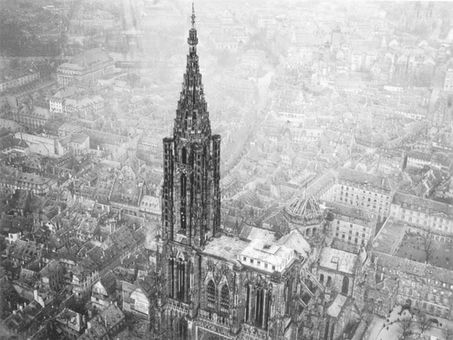 Cathedrale Notre-Dame Stasbourg 1944 - U.S. 3rd Infantry Division Photography WWII