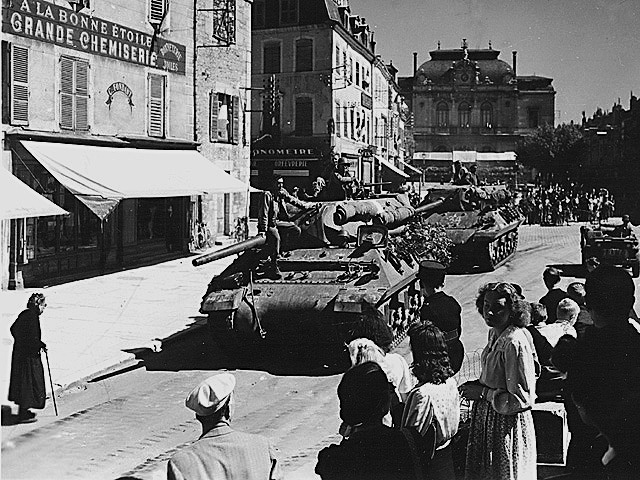 Lons-le-Saunier 1944 - U.S. 3rd Infantry Division Photography WWII