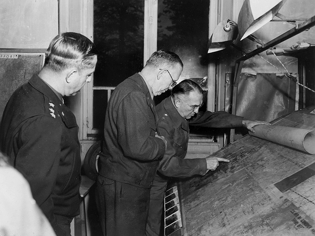 George C. Marshall - Remiremont 1944 - U.S. 3rd Infantry Division Photography WWII