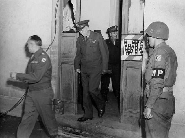 George C. Marshall - Remiremont 1944 - U.S. 3rd Infantry Division Photography WWII