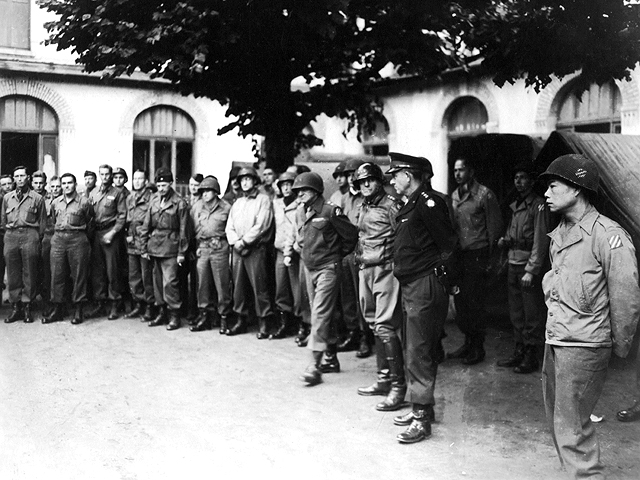 George C. Marshall - Remiremont 1944 - U.S. 3rd Infantry Division Photography WWII