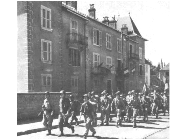 Lons-le-Saunier 1944 - U.S. 3rd Infantry Division Photography WWII