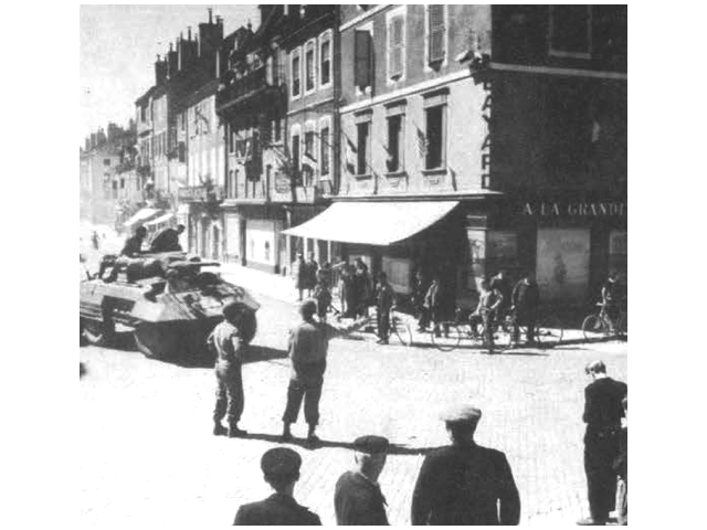 Lons-le-Saunier 1944 - U.S. 3rd Infantry Division Photography WWII